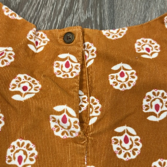 NWOT Tea Collection Printed Baby Doll Corduroy Dress - Picture 5 of 5